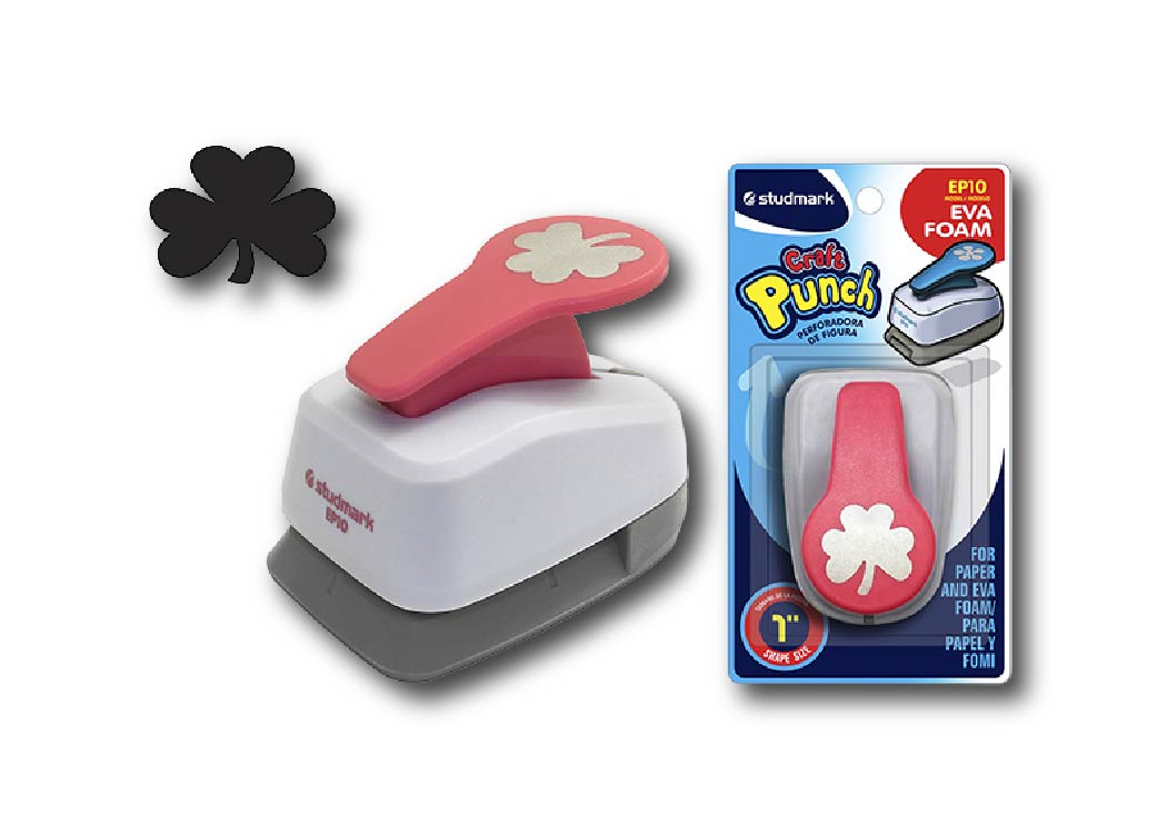 PERFORADORA DE FOMI 1"TREBOL